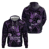 Personalised Fibromyalgia Awareness Month Hoodie Fibro Warrior Strength In Every Struggle