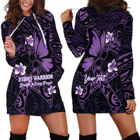 Personalised Fibromyalgia Awareness Month Hoodie Dress Fibro Warrior Strength In Every Struggle