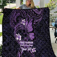 Personalised Fibromyalgia Awareness Month Quilt Fibro Warrior Strength In Every Struggle