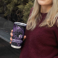 Personalised Fibromyalgia Awareness Month Tumbler Cup Fibro Warrior Strength In Every Struggle