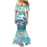 Personalized Snorkeling Hawaii Mermaid Dress Ocean Lover Hawaiian Kakau Honu Turtle