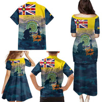 Niue ANZAC Day Family Matching Puletasi and Hawaiian Shirt We Will Remember Them Camouflage Style LT14 - Polynesian Pride