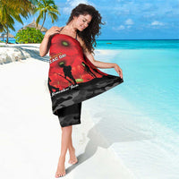 Tonga ANZAC Day Sarong Ngatu Pattern We Will Remember Them