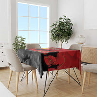 Tonga ANZAC Day Tablecloth Ngatu Pattern We Will Remember Them