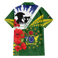 Cook Islands ANZAC Day Family Matching Long Sleeve Bodycon Dress and Hawaiian Shirt Last Post Lest We Forget LT14 - Polynesian Pride