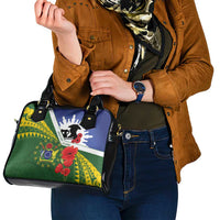 Cook Islands ANZAC Day Shoulder Handbag Last Post Lest We Forget