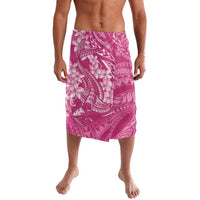Pink Polynesia Hammerhead Shark Tattoo With Plumeria Lei Lavalava