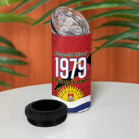 Mauri Kiribati Independence Day 4 in 1 Can Cooler Tumbler 1979 Proud National Frigatebird LT14 - Polynesian Pride
