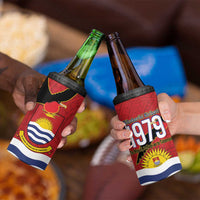 Mauri Kiribati Independence Day 4 in 1 Can Cooler Tumbler 1979 Proud National Frigatebird LT14 - Polynesian Pride