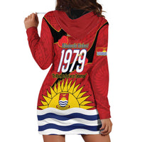 Mauri Kiribati Independence Day Hoodie Dress 1979 Proud National Frigatebird LT14 - Polynesian Pride