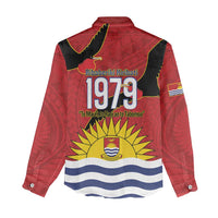 Mauri Kiribati Independence Day Women Casual Shirt 1979 Proud National Frigatebird LT14 - Polynesian Pride