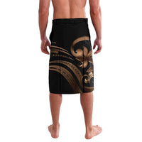 Brown Hafa Adai Guam Lavalava Chamorro Latte Stone Hand With Plumeria