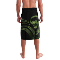 Green Hafa Adai Guam Lavalava Chamorro Latte Stone Hand With Plumeria