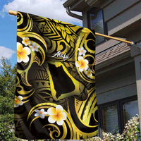 Tokelau Atafu Atoll Garden Flag Polynesian Tattoo Plumeria With Map