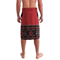 Personalized Hawaii Skull Christmas Lavalava Mele Kalikimaka Hawaiian Kakau - Polynesian Pride