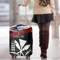 Hawaii Independence Day Luggage Cover La Kuokoa - Happy 28th November