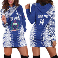 Toa Samoa Rugby Custom Hoodie Dress Go Champions Pacific Samoan Pattern - Polynesian Pride
