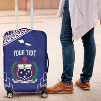 Toa Samoa Rugby Custom Luggage Cover Go Champions Pacific Samoan Pattern - Polynesian Pride