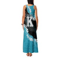 Personalized Kapolei Hawaii High School Family Matching Tank Maxi Dress and Hawaiian Shirt Puakenikeni Lei Hawaiian Pattern LT14 - Polynesian Pride