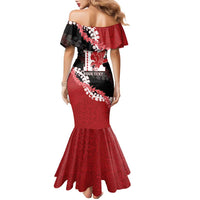 Personalized Kalani Hawaii High School Family Matching Mermaid Dress and Hawaiian Shirt Puakenikeni Lei Hawaiian Pattern LT14 - Polynesian Pride