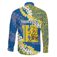 Personalized Kaiser Hawaii High School Family Matching Off Shoulder Maxi Dress and Hawaiian Shirt Puakenikeni Lei Hawaiian Pattern LT14 - Polynesian Pride