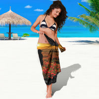 Custom New Zealand Silver Fern Rugby ANZAC Day Sarong 2024 All Black Tiki Mascot LT14 - Polynesian Pride