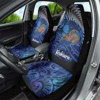 New Zealand Stewart Island Car Seat Cover Rakiura Kiwi Maori Glowing Sky LT14 - Polynesian Pride