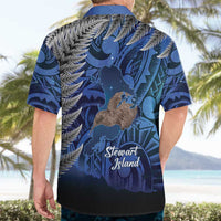 New Zealand Stewart Island Hawaiian Shirt Rakiura Kiwi Maori Glowing Sky LT14 - Polynesian Pride