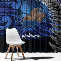 New Zealand Stewart Island Window Curtain Rakiura Kiwi Maori Glowing Sky LT14 - Polynesian Pride