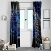 New Zealand Stewart Island Window Curtain Rakiura Kiwi Maori Glowing Sky LT14 - Polynesian Pride