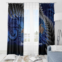 New Zealand Stewart Island Window Curtain Rakiura Kiwi Maori Glowing Sky LT14 - Polynesian Pride