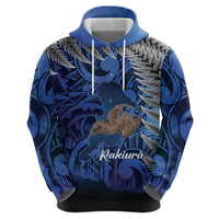 New Zealand Stewart Island Zip Hoodie Rakiura Kiwi Maori Glowing Sky LT14 - Polynesian Pride