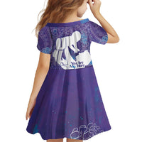 Purple Polynesia Father's Day Family Matching Summer Maxi Dress and Hawaiian Shirt Dad You Are My Hero LT14 - Polynesian Pride