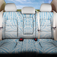 Blue New Zealand Puhoro Maori Tattoo Back Car Seat Cover