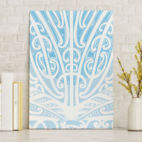 Blue New Zealand Puhoro Maori Tattoo Canvas Wall Art