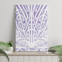 Purple New Zealand Puhoro Maori Tattoo Canvas Wall Art