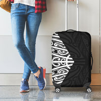 Black New Zealand Puhoro Maori Tattoo Luggage Cover
