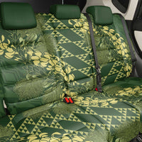 Green Aloha Hawaii Back Car Seat Cover Hawaiian Kakau Ohia Lehua Lei LT14 - Polynesian Pride