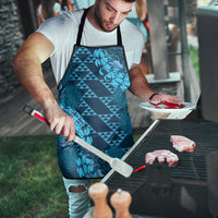 Naval Night Aloha Hawaii Apron Hawaiian Kakau Ohia Lehua Lei - Polynesian Pride