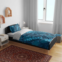 Naval Night Aloha Hawaii Bedding Set Hawaiian Kakau Ohia Lehua Lei - Polynesian Pride