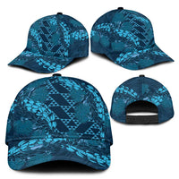 Naval Night Aloha Hawaii Classic Cap Hawaiian Kakau Ohia Lehua Lei - Polynesian Pride