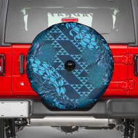 Naval Night Aloha Hawaii Spare Tire Cover Hawaiian Kakau Ohia Lehua Lei LT14 - Polynesian Pride