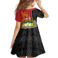 Personalised PNG Morobe Provins Family Matching Tank Maxi Dress and Hawaiian Shirt Papua New Guinea Plumeria Melanesian Pattern LT14 - Polynesian Pride