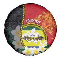 Personalised PNG Morobe Provins Spare Tire Cover Papua New Guinea Plumeria Melanesian Pattern LT14 - Polynesian Pride