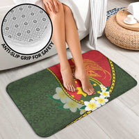 Personalised PNG Isten Hailans Provins Bathroom Set Papua New Guinea Plumeria Melanesian Pattern LT14 - Polynesian Pride