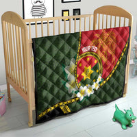 Personalised PNG Isten Hailans Provins Quilt Papua New Guinea Plumeria Melanesian Pattern LT14 - Polynesian Pride