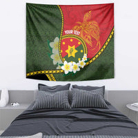 Personalised PNG Isten Hailans Provins Tapestry Papua New Guinea Plumeria Melanesian Pattern LT14 - Polynesian Pride
