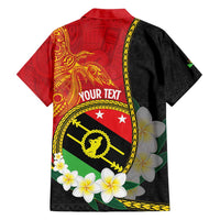Personalised PNG Sauten Hailans Family Matching Long Sleeve Bodycon Dress and Hawaiian Shirt Papua New Guinea Plumeria Melanesian Pattern LT14 - Polynesian Pride