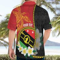 Personalised PNG Sauten Hailans Hawaiian Shirt Papua New Guinea Plumeria Melanesian Pattern LT14 - Polynesian Pride