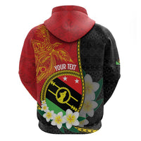 Personalised PNG Sauten Hailans Hoodie Papua New Guinea Plumeria Melanesian Pattern LT14 - Polynesian Pride